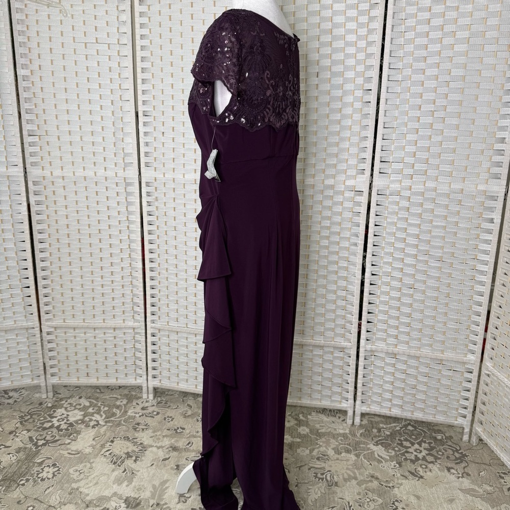 ! NWT. Alex Evenings Womens Long Length Dress - Picture 4 of 16